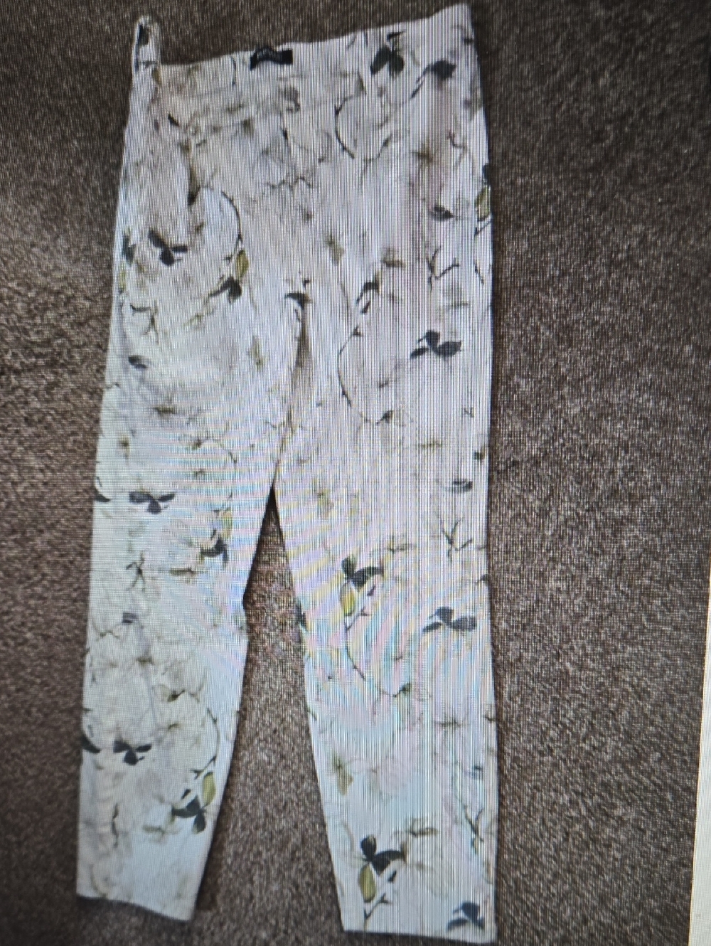 Buffalo David Bitton HAVANA Light Beige High-Rise Ankle Pants